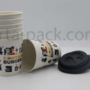 سفارش چاپ لیوان کاغذی تبلیغاتی